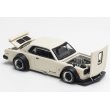 画像1: POP RACE 1/64 SKYLINE GT-R V8 DRIFT WHITE (1)