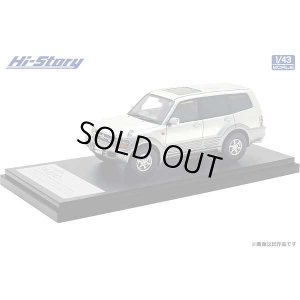 画像2: Hi Story 1/43 MITSUBISHI PAJERO Long SUPER EXCEED DI-DIESEL 3200 (1999) Satellite Silver/Queen's Silver (2)