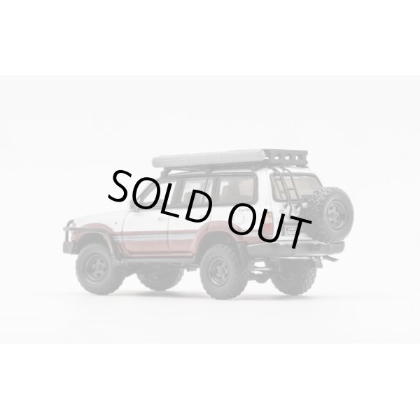 画像4: Gaincorp Products 1/64 Toyota Land Cruiser LC80 - Retrofit Version - LHD Silver/Maroon Red (4)