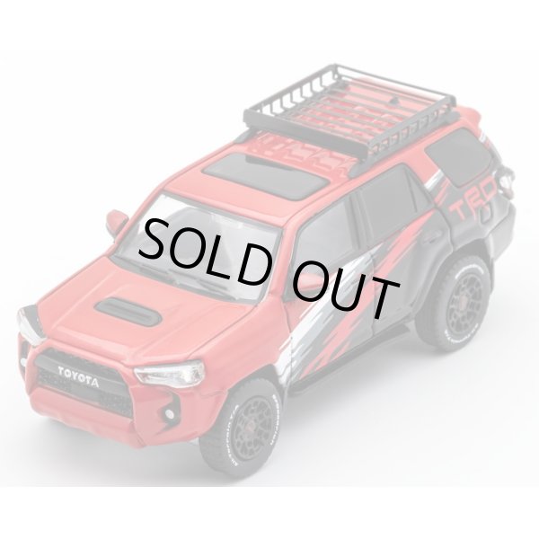 画像1: Gaincorp Products 1/64 Toyota 4 Runner TRD Pro 2022 (LHD) TRD Red/Black (1)