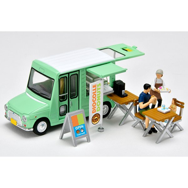 画像1: TOMYTEC 1/64 Diorama Collection #CarSnap24a Donut Shop (1)