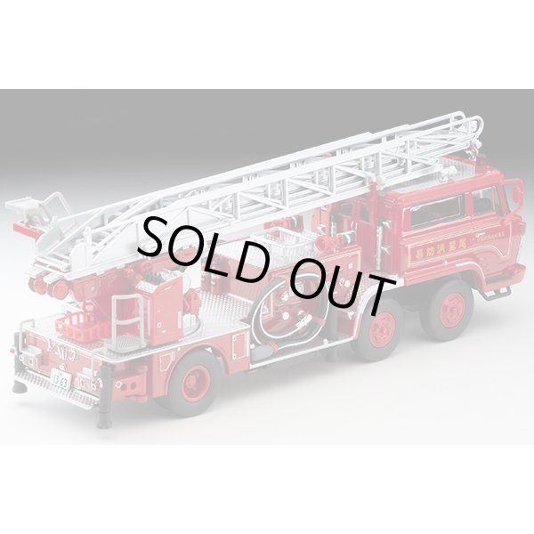 画像2: TOMYTEC 1/64 Limited Vintage NEO Hino TC343 Ladder Fire Truck (尾鷲消防署) (2)