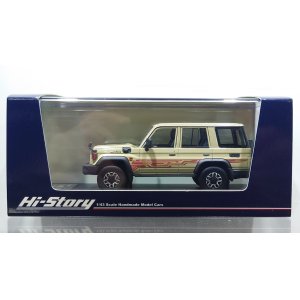 画像: Hi Story 1/43 Toyota LAND CRUISER 70 AX (2023) Beige with Stripe Tape