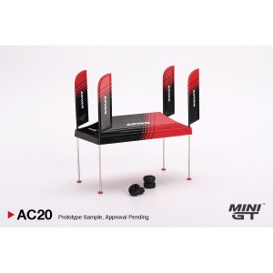 画像: MINI GT 1/64 Paddock Service Tent Set ADVAN