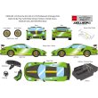 画像1: EIDOLON 1/43 Porsche 911 (991.2) GT3 RS Weissach package 2018 Giallo Verde Pearl with Body Stirpes Limited 32 pcs. (1)