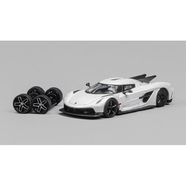 画像1: CM MODEL 1/64 Koenigsegg Jesko Absolute White (1)