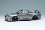 画像: EIDOLON 1/43 NISSAN SKYLINE GT-R (NISMO BNR34 CRS Version) Dark Metal Gray with Logo Sticker 2011