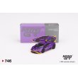 画像1: MINI GT 1/64 Lamborghini Huracan STO Viola Pasiphae (RHD) (1)