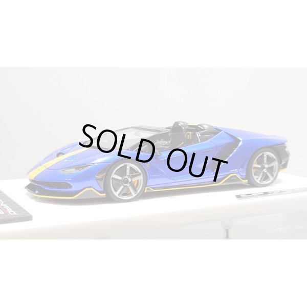 画像2: EIDOLON 1/43 Lamborghini Centenario Roadster LP770-4 2016 Lobellia Blue Limited 32 pcs. (2)