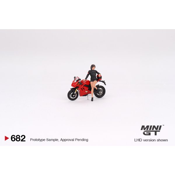 画像2: MINI GT 1/64 Ducati Panigale V4 S with Dugati Girl (2)