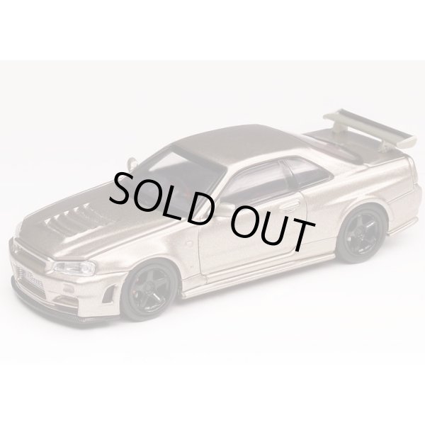 画像1: MOTORHELIX 1/64 Nissan Skyline GT-R R34 Z-TUNE Millennium Jade (1)