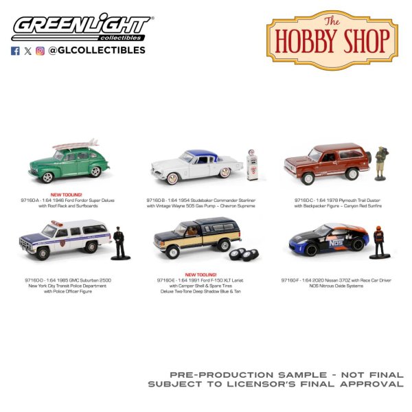 画像1: GREEN LiGHT 1/64 The Hobby Shop Series 16 (1)