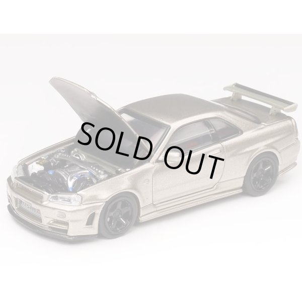 画像2: MOTORHELIX 1/64 Nissan Skyline GT-R R34 Z-TUNE Millennium Jade (2)