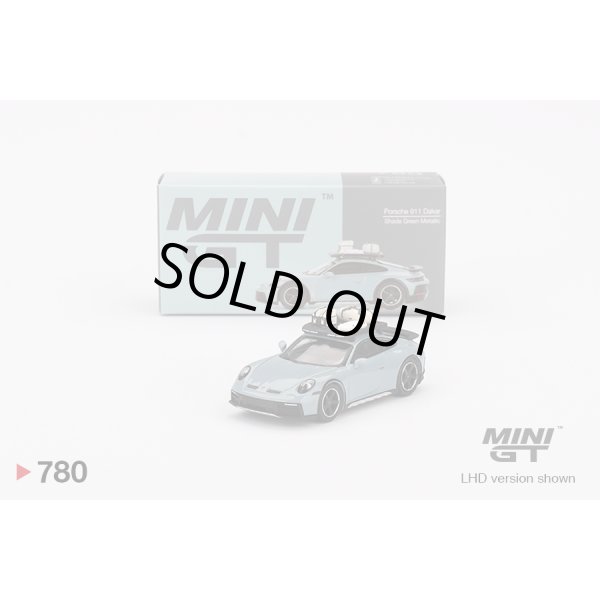 画像1: MINI GT 1/64 Porsche 911 Dakar Shade Green Metallic (RHD) (1)