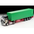 画像1: TOMYTEC 1/64 Limited Vintage NEO Hino Profia 40ft Marine Container Trailer (東邦車輛TC36H1C34) (Black) (1)