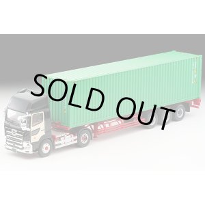 画像: TOMYTEC 1/64 Limited Vintage NEO Hino Profia 40ft Marine Container Trailer (東邦車輛TC36H1C34) (Black)