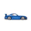 画像4: POP RACE 1/64 MAZDA RX-7 (FD3S) RE-AMEMIYA WIDEBODY METALLIC BLUE (4)