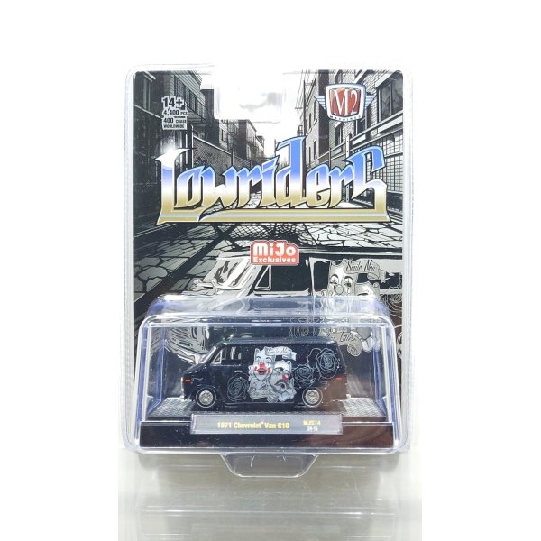 画像1: M2 Machines 1/64 1971 Chevrolet Van Lowrider Black (1)