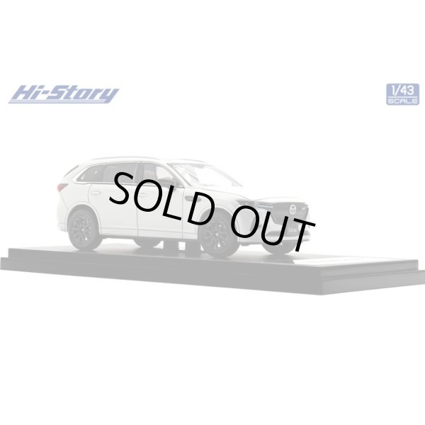 画像4: Hi Story 1/43 MAZDA CX-80 (2024) Rhodium White Premium Metallic (4)