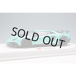 画像: EIDOLON 1/18 Lamborghini Aventador LP750-4 SV 2015 Pearl Mint Green (Black Large SV Logo) Limited 50 pcs.