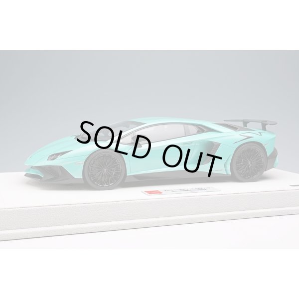 画像1: EIDOLON 1/18 Lamborghini Aventador LP750-4 SV 2015 Pearl Mint Green (Black Large SV Logo) Limited 50 pcs. (1)