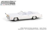 画像: GREEN LiGHT EXCLUSIVE 1/64 1976 Cadillac Eldorado Convertible - White with Bull Horns Hood Ornament