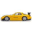 画像3: POP RACE 1/64 MAZDA RX-7 (FD3S) RE-AMEMIYA WIDEBODY YELLOW (3)