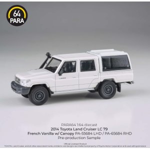 画像: PARAGON 1/64 Toyota Land Cruiser 79 French Vanilla with Canopy RHD