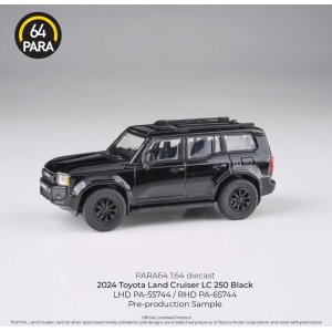 画像: PARAGON 1/64 Toyota Land Cruiser 250 2024 Black RHD