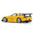 画像6: POP RACE 1/64 MAZDA RX-7 (FD3S) RE-AMEMIYA WIDEBODY YELLOW (6)