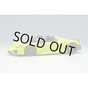 画像: EIDOLON 1/43 Porsche 918 Spyder weissach package 2011 Acid Green Limited 80 pcs.