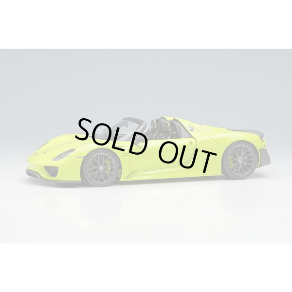 画像1: EIDOLON 1/43 Porsche 918 Spyder weissach package 2011 Acid Green Limited 80 pcs. (1)