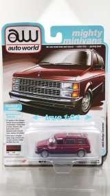 画像: auto world 1/64 1985 Dodge Caravan Crimson Red / Black