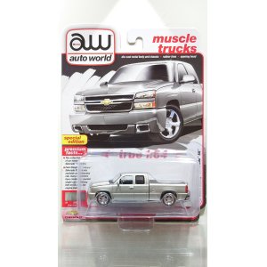 画像: auto world 1/64 2006 Chevy Silverado SS Fine Silver Birch