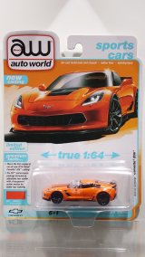 画像: auto world 1/64 2019 Chevy Corvette Z06 Sebring Orange/Black