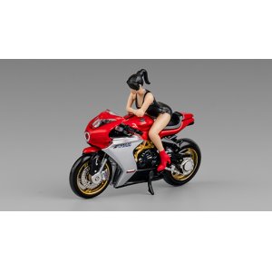 画像: CM MODEL 1/64 MV Agusta Superveloce 800 Red with Showgirl