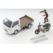 画像9: TOMYTEC 1/64 Limited Vintage NEO Honda Acty Truck (White) バイク店仕様  ホンダ CT125・ハンターカブ付 (9)