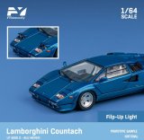 画像: Finclassically 1/64 Countach LP5000 S blue without tail wing