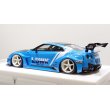 画像3: EIDOLON 1/43 LB Silhouette WORKS GT 35GT-RR (GT Wing Version) Azzurro Pearl Limited 32 pcs. (3)