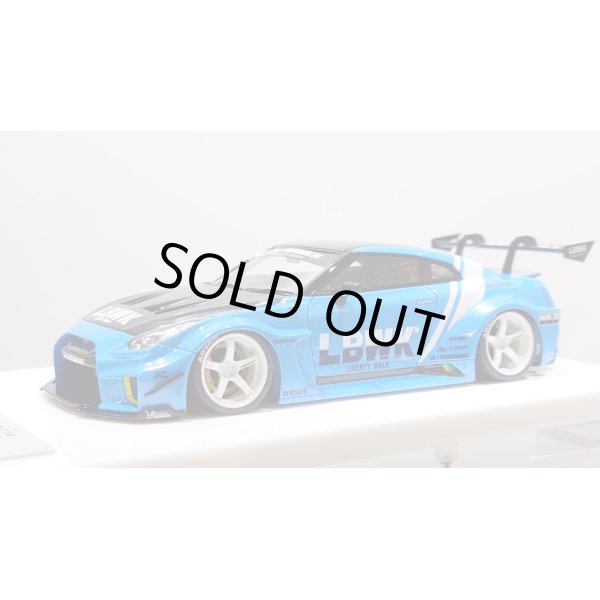 画像1: EIDOLON 1/43 LB Silhouette WORKS GT 35GT-RR (GT Wing Version) Azzurro Pearl Limited 32 pcs. (1)