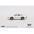 画像4: MINI GT 1/64 Porsche 911 Carrera RS 2.7 Grand Prix White/Green Livery (LHD) (4)