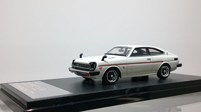 Hi Story 1/43 TOYOTA SPRINTER 1600 TRUENO GT 1974 White Mirage