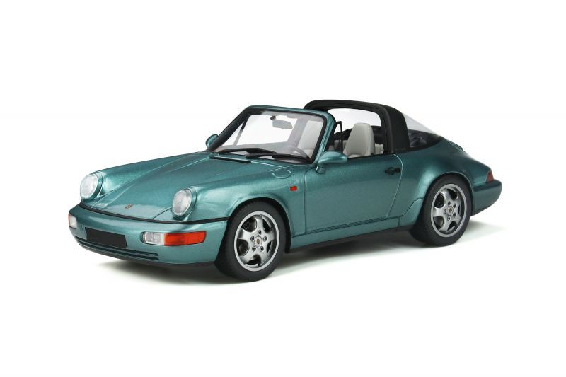 GT Spirit 1/18 Porsche 911 (964) Carrera 4 Targa (Turquoise 