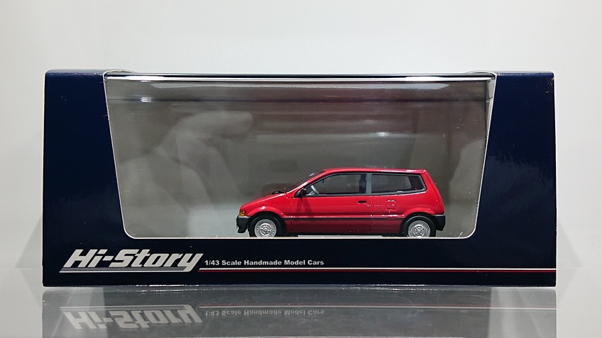 Hi Story 1/43 Honda today G type (1985) Flame Red - AXELLWORKS