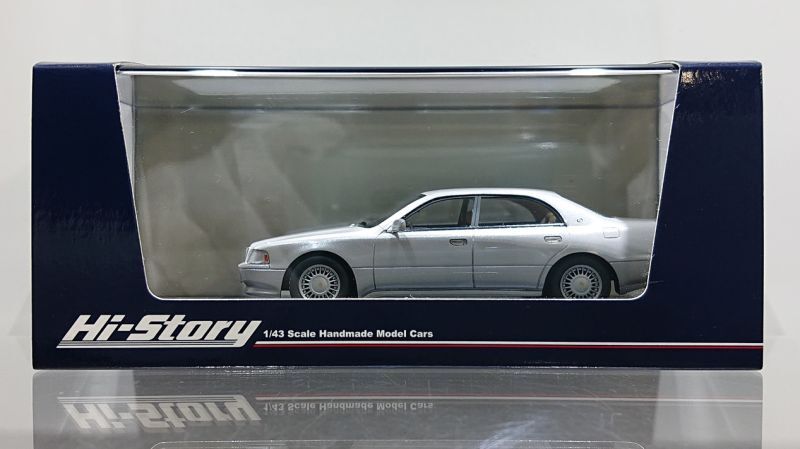 Hi Story 1/43 Toyota CROWN MAJESTA C Type (1993) Warm Gray Pearl Mica  Toning G