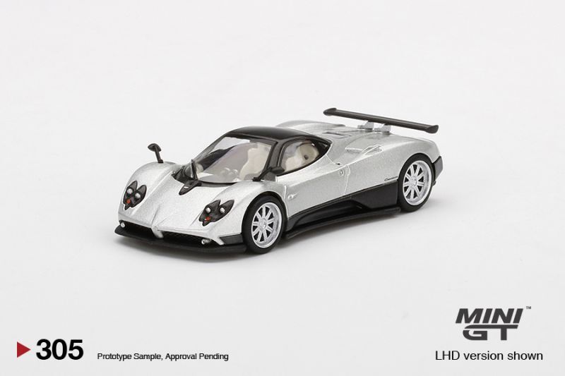 MINI GT 1/64 Pagani Zonda F Silver (RHD)