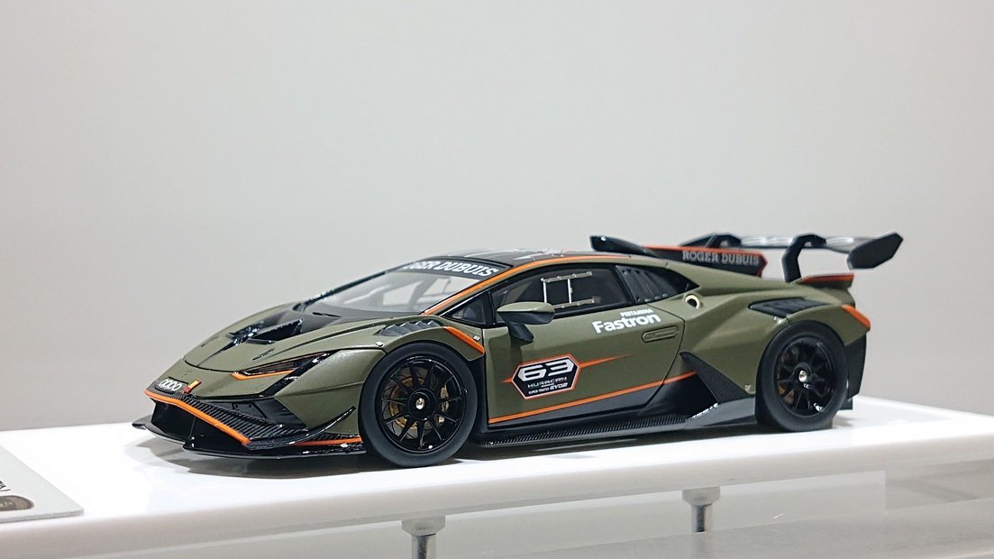 EIDOLON 1/43 Lamborghini Huracan Super Trofeo EVO2 2021 Verde Baca (Matt  Green)