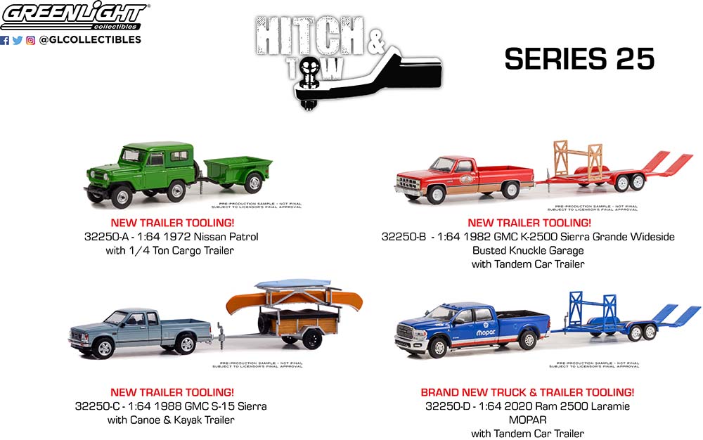 GREEN LiGHT 1/64 Hitch u0026 Tow Series 25 - AXELLWORKS HOBBYTOWN