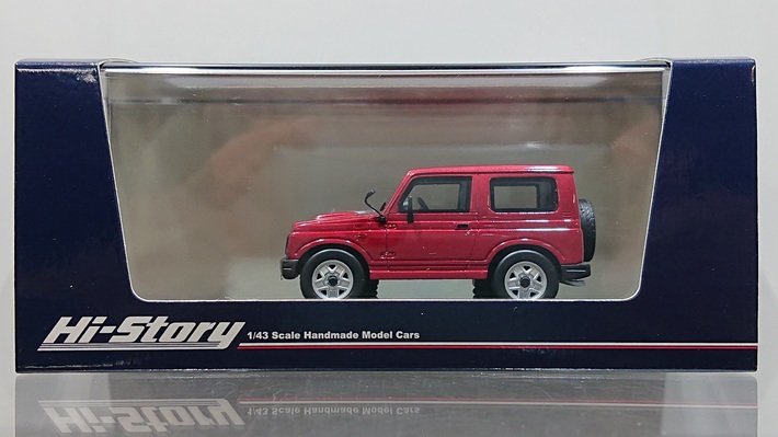 Hi Story 1/43 スズキ Jimny XC (1997) ラジアントレッドマイカ 完成品