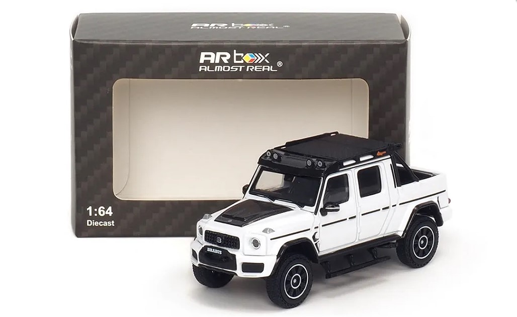 ALMOST REAL 1/64 Brabus G 800 Adventure XLP - 2020 - Polar White -  AXELLWORKS HOBBYTOWN